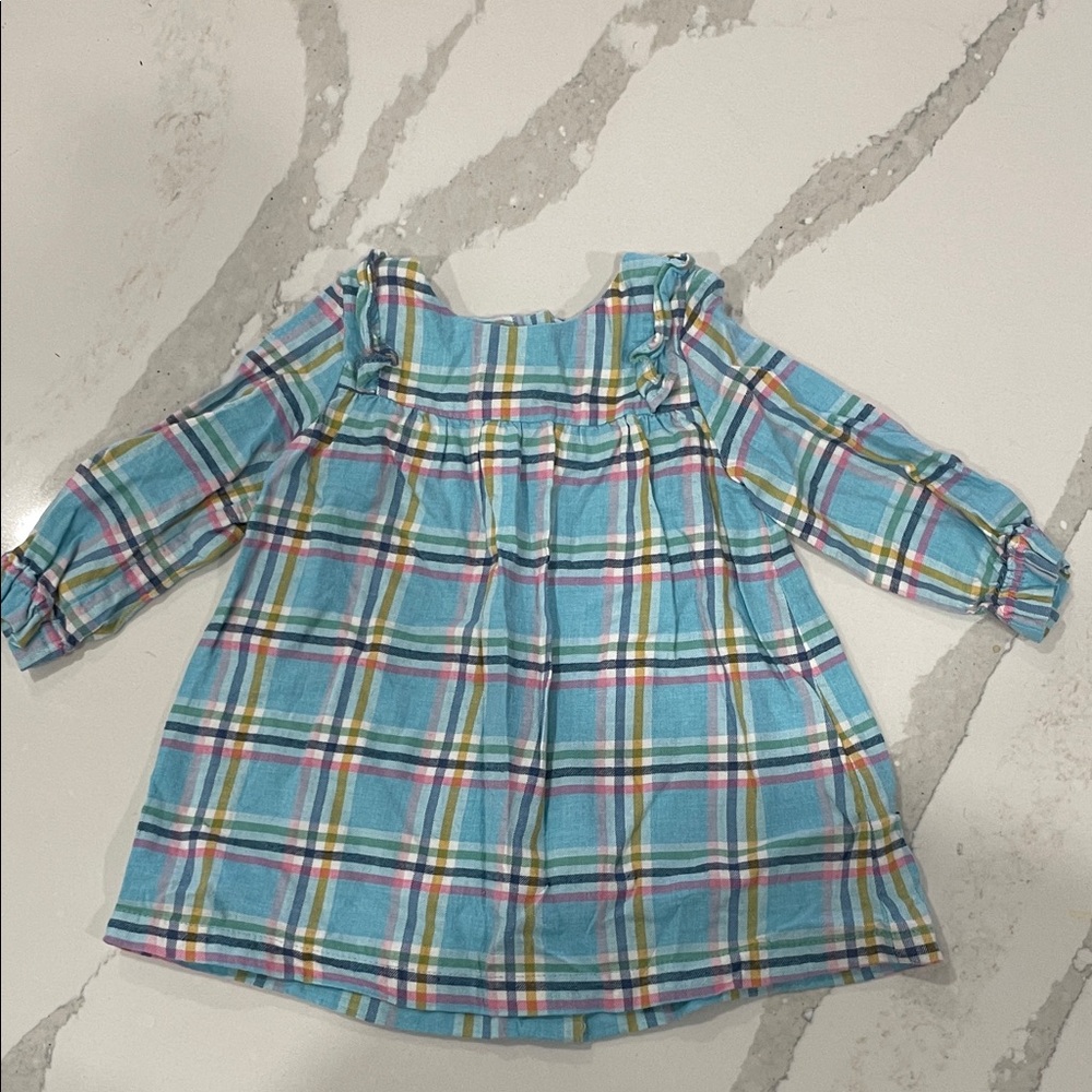Baby Boden 3-6 month Multicolor Plaid Dress